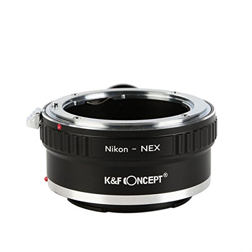 K F Concept Adaptateur monture objectif pour monture Nikon AI AI-S F Cam ra DSLR Sony avec tr pied en M tal K F Concept Adaptateur monture objectif pour monture Nikon AI AI-S F Cam ra DSLR Sony avec tr pied en M tal