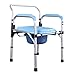 Produktbild Behinderter älterer Toilettenstuhl, faltbare Aluminium-WC-Dusche-WC-Stuhl schwangere Frauen
