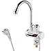 Produktbild Da Jia Inc Elektrischer Wasserhahn LED sofortiger elektrischer Heizung Startseite Hahn-Küche Electric Instantaneous Water Heater Tap Instant Hot Water Faucet Kitchen Sink Tap - Under Big Bend