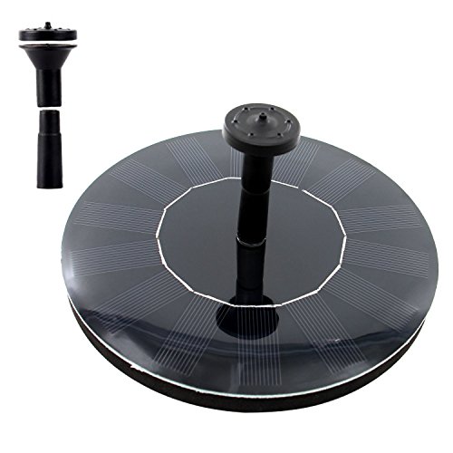 Xcellent Global Solar Betriebene Teichpumpe, 1.4W Solar Panel Set Außen-Bewässerung Schwimmpumpen für Vogel-Bad Pool Garten Aquarium HG148 - 2