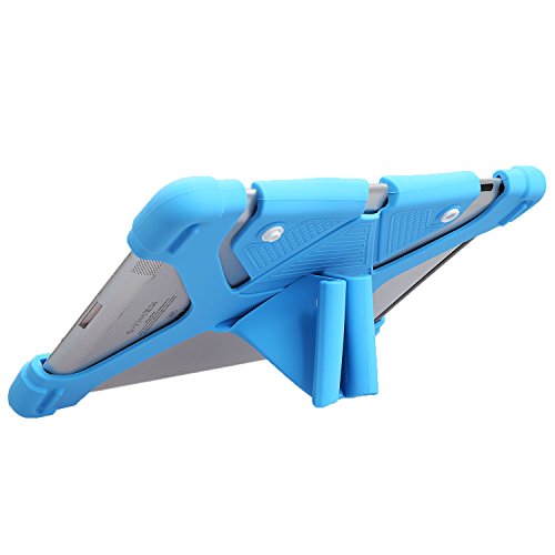 NEWSTYLE 8,9-10,5 Zoll Universal Tablet Ständer Halterung Hülle Ultra Slim Flexible Silikon Schutzhülle – Blau - 4