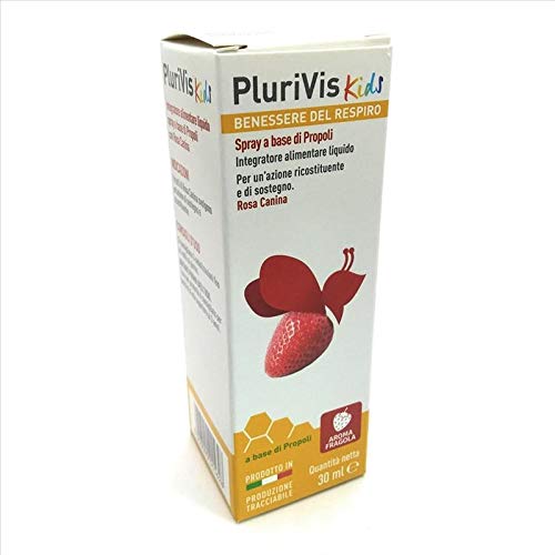Pikdare PluriVis Kids Integratore Bambini Spray Propoli Aroma Fragola 30 ml