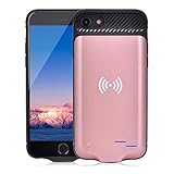 ★ Einfache und einfache Installation ★: Der Ladekoffer ist relativ einfach anzubringen und zu entfernen, da er ein kleines abnehmbares Verdeck bietet. Nehmen Sie das Stück einfach ab, schieben Sie Ihr iPhone 6 / 6s / 7/8 hinein, legen Sie die Oberseite zurück, und schon kann es losgehen.