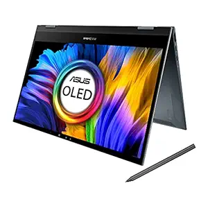 ASUS ZenBook Flip 13 (2021) OLED, 13.3-inch (33.78 cms) FHD Intel Evo Core i5-1135G7 11th Gen, Touch 2-in-1 Laptop (8GB/512GB SSD/Windows 10 Pro/Intel Iris Xe Graphics/Grey/1.3 kg) UX363EA-HP296R