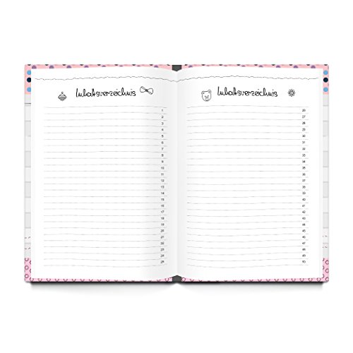 XXL Babybuch für Mädchen (Hardcover, A4) zum Festhalten der ersten Lebensjahre, 136 Seiten inkl. Inhaltsverzeichnis; der perfekte Geschenk für Eltern - 3