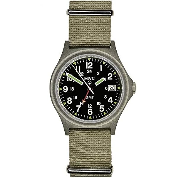 MWC G10LM Quadrante 12/24 Orologio Militare PVD