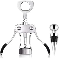 Tovee Multifunktions Winged Korkenzieher für Weinflaschen Hebelkorkenzieher Flaschenöffner Flaschenoeffner…