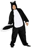 Stinktier Overall Herren Kostüm als Skunk zu Karneval Fasching