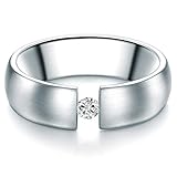 Faszinierender Kontrast aus mattiertem Edelstahl, verziert mit Kristallen von Swarovski®