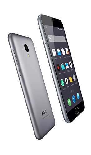 Meizu M2 Smartphone d  bloqu   4G  Ecran  5 Pouces - 16 Go - Double Nano SIM - Android 5 1 Lollipop  Gris