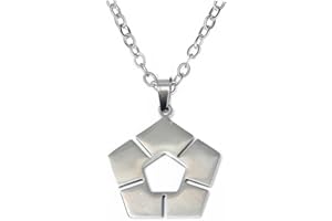 SUJEBRAN Bleu Locks Necklace Anime Figure Cosplay Costume Accessories Bleu Locks Logo Pendant Jewellery Metal Chain