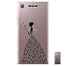 Produktbild HopMore Sony Xperia XZ1 Hülle Silikon Transparent Durchsichtig Clear Design Muster Bumper Slim Handyhülle Tasche Schale Hüllen Case Cover pour Xperia XZ1 -- Mädchen und Schmetterlinge