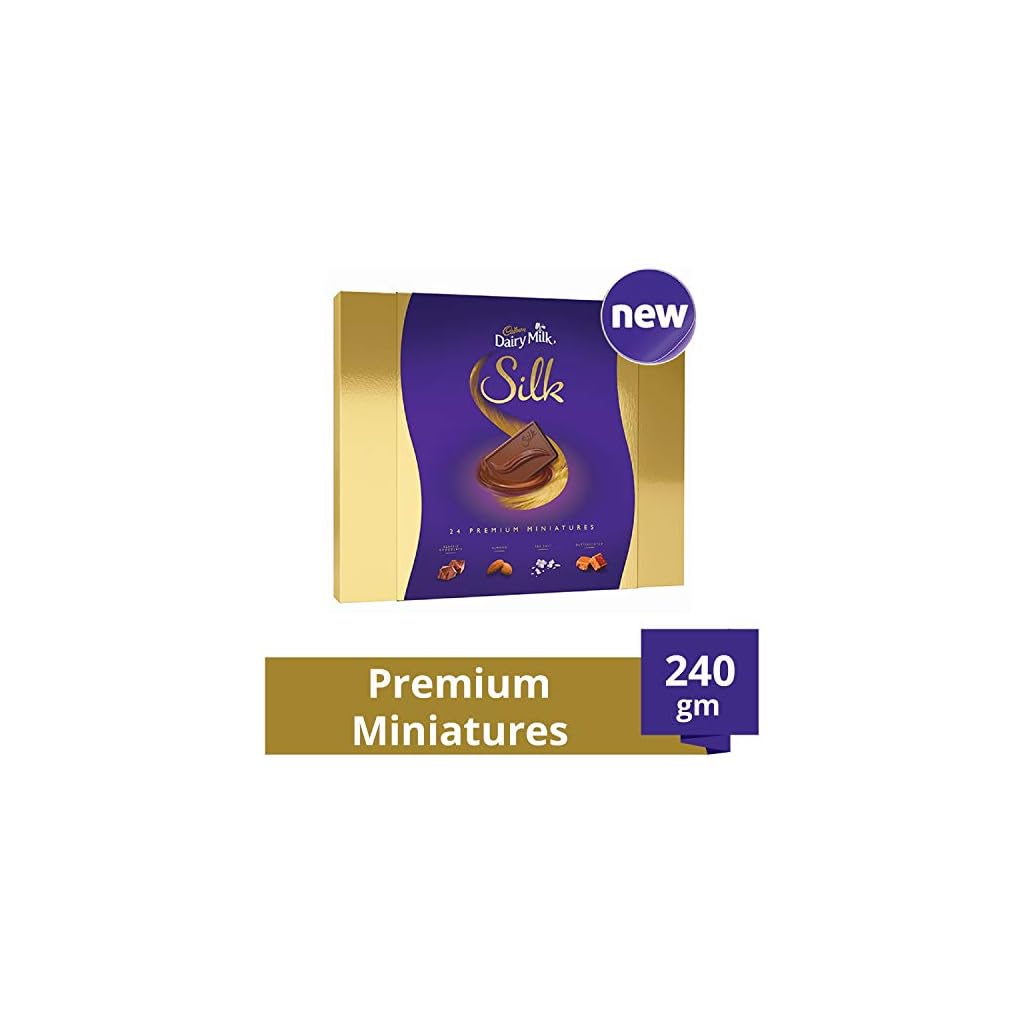 Cadbury Dairy Milk Silk Miniatures Chocolate Gift Pack, 240 g