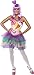 Price comparison product image Smiffy's Women's Candy Queen Costume, Latex Bodice with Dress, Size: 12-14, Colour: Multi, 23030