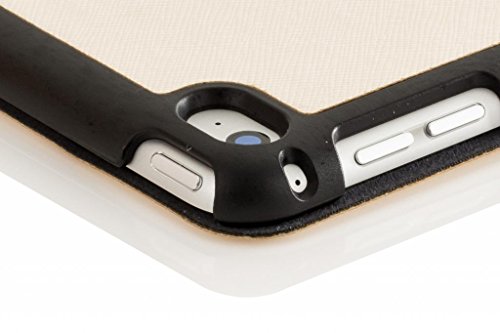 Forefront Cases® Neue Origami Leder Hülle / Tasche / Case / Cover für Apple iPad Air 2 / 2nd Generation (Oktober 2014) – Rundum-Geräteschutz und intelligente Auto-Sleep-Wake-Funktion mit 3-JAHRES-GARANTIE VON FOREFRONT CASES – inkl. Eingabestift und Displayschutz - 6