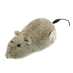 Depory – Juguete de Peluche con diseño de Gato con Mecanismo de Reloj, para Uso en Interiores (Color al Azar)