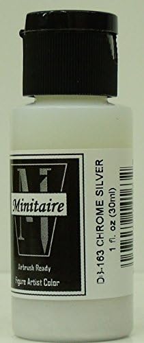 Badger Airbrush Minitaire airbrush paint CHROME SILVER 1oz/60ml D6-163