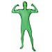 Price comparison product image Adults MSUIT Green Second Skin Halloween Fancy Dress Costume - size Medium - 5'-5'4 (152cm-163cm)