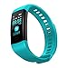 Produktbild Ranuw Y5 Bluetooth Smart Band Armband Herzfrequenz Monitor Schrittzähler Fitness Tracker, hellblau