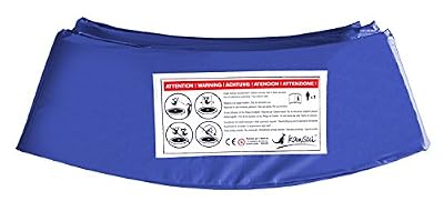 Kangui - Coussin de Protection Bleu Ø360cm pour Trampoline
