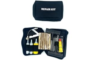 FEAR THE YELLOW BEAR YELLOW BEAR Yellow Bear Kit de réparation de pneus de Moto, Voiture, Scooter, Kit réparation crevaison pneus sans Chambre à air