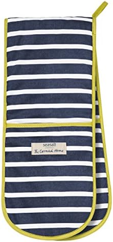 Seasalt Cornwall Double Oven Glove Sailor Stripe 100% Cotton 88x18cm 7SLR03