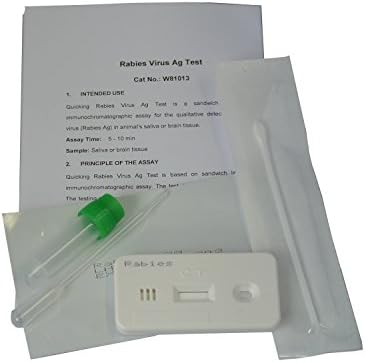 Pet Animal Rabies Virus Vet Faeces Swab Test Kits (10 Tests)