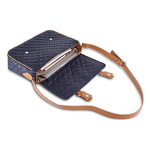CAISON Laptop Aktenkoffer Tasche Cross-Body Casual Satchel Schulter Messenger Taschen für 15.6″ Notebook Computers / 15″ MacBook Pro mit Retina Display / 15.6″ Dell XPS 15 - 5