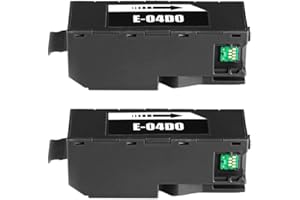 DOGEPRO Pack de 2 de 04D0 C13T04D000 Caja de Mantenimiento Compatible con Epson EcoTank ET-7700 ET-7750 L7188
