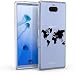 Produktbild kwmobile Sony Xperia XA3 Hülle - Handyhülle für Sony Xperia XA3 - Handy Case in Schwarz Transparent