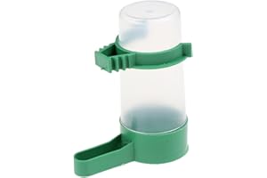 UKD Abbeveratoio ad acqua per uccelli Abbeveratoio con pinza forniture per uccelli di Compagnie per pappagalli di Parruca Perruca calopsitte inseparabile