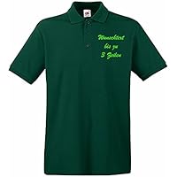 Premium Forst Grün Poloshirt Fruit of the Loom besticken lassen, Verein, Firma, Club