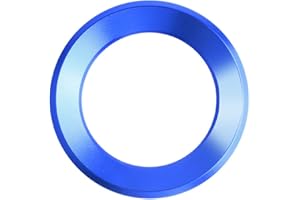 BLINGOOSE für Lenkrad Logo Abdeckung Accessoires Emblem Aufkleber Kompatibel Golf GTI Passat Jetta Tiguan Atlas Arteon UP T-ROC Car Auto Zubehör Innenraum Blau