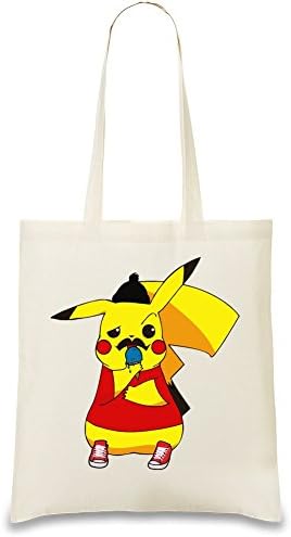 Hipster Eating Ice Cream Custom Printed Shopping Tote Bag