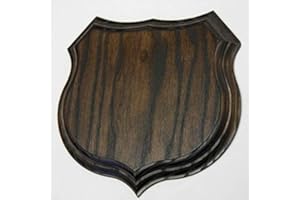 GTK - GEWEIHE & TROPHÄEN KRUMHOLZ 1 x scudo con stemma a forma di cinghiale, piccolo AF 15 cm.