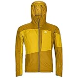 ortovox merino fleece plus classic knit hoody  Ortovox Giacca Merino Windbreaker Uomo Mod. 60002 Giallo L