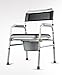 Produktbild LI JING SHOP - Toilettenstuhl Aluminiumlegierung 5 Dateien Anpassung mit Armlehne Schwangere Frauen Alter Mann Toilette Bad Stuhl Regalgröße: 57X48 X89-102cm ( größe : 56X48.5X86-97cm )