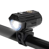 Duradero y seguro: nuestra bicicleta Light es IPX8 resistente al agua y lo protege contra cualquier clima severo, lluvia intensa o niebla. El cuerpo de aleación de aluminio de grado aeroespacial hace que la luz sea más duradera