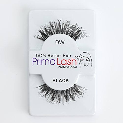 100% Human Hair False Lashes by PrimaLash Professional STYLE DW- Handmade Strip Lashes