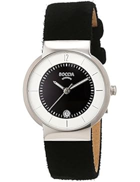 Boccia Damen-Armbanduhr Analog Quarz Leder 3123-10