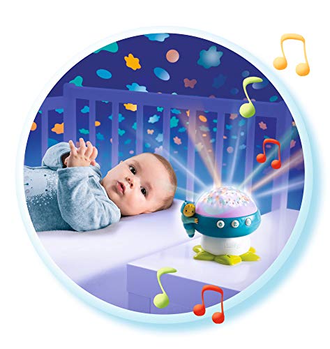 Smoby 110118 Cotoons Gute-Nuit Musique Jouet Veilleuse Bébé Lampe Bébé Bleu – Image 3