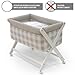 Cambrass Crib X Wood (46 x 78 cm, Bebe Grey/ White)