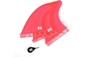 Eisbach Riders Surfboard Future Fiberglass Honeycomb Thruster Fin Set - Pinne per Tavola da Surf e SUP - Size Small/Medium/Large
