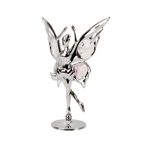'Crystocraft - Figura decorativa mariposa hada bailando con elementos Swarvoski Crystal