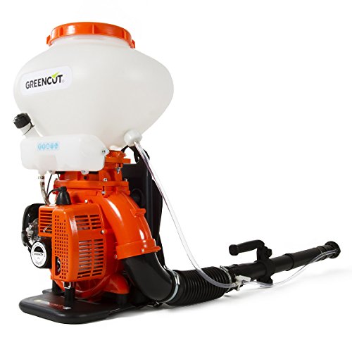 GREENCUT EBW700 Kit Sulfatador Fumigador Mochila Liquido-Polvo y Soplador, 2130 W, Naranja, 26 L, 42 cc