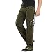 Produktbild UJUNAOR Herren Cargo Hosen Baumwolle im Freien Beiläufige Plus Größe Multi-Tasche Lose Arbeitshosen(Armygrün,EU 54/CN 38)