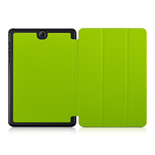 kwmobile Hülle für Samsung Galaxy Tab A 9.7 T550N / T555N / P550N – Smart Cover Case Tablet Schutzhülle Kunstleder – Ultra Slim Tabletcase Grün - 9