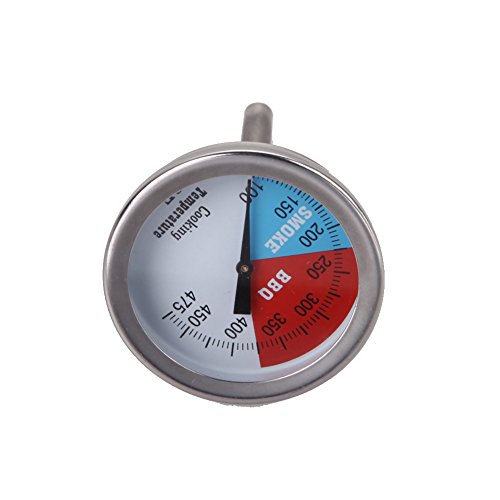 Demiawaking Theermometer für Räucherofen BBQ Smoker Grill Räucherthermometer bis zu 475° - 2