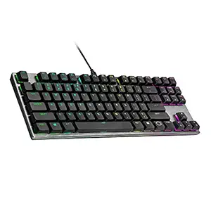 Cooler Master SK630 Tenkeyless Mechanical Keyboard with Cherry MX Low Profile Switches in Brushed Aluminum Design