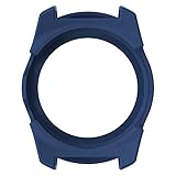 Vamoro Komfortable weiche TPU-Schutz-Silikon-vollständige Hülle und bruchfester Band Schutz Hülle für Ticwatch Pro Watch(Blau)